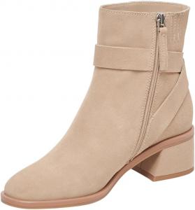Женские ботильоны Pazzion с закрытым круглым носком, боковой молнией, узлами, низким массивным каблуком, зимние ботинки, удобная обувь для работы и свиданий, размеры 4-16 US, Beige