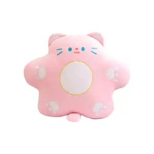 Плюшевая кукла с цветочным принтом в виде милого котенка, высота 40 см Bitter purchase