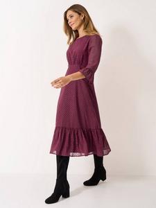 Платье миди Ana Sparkle Crew Clothing, Berry Red