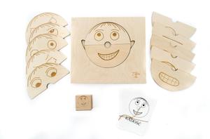 Эмоции, развивающая игра, игральные кости, карты, база, 6 эмоций. Inna marka