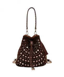 Сумка-Ведро "Андромеда" La Carrie, коричневый