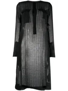 Полосатая футболка оверсайз SAPIO, черный