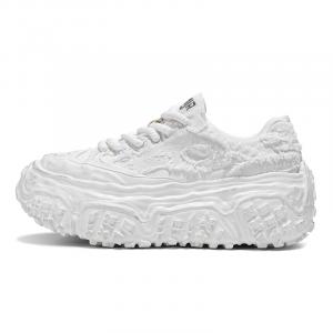 NANJIREN Мужские белые низкие массивные кроссовки, цвет White