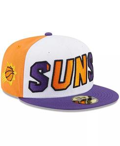 Мужская белая, фиолетовая приталенная шляпа Phoenix Suns Back Half 9FIFTY New Era, белый