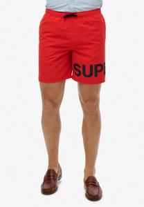 Шорты для плавания Superdry & Co GRAPHIC -INCH, Drop Kick Red/Red