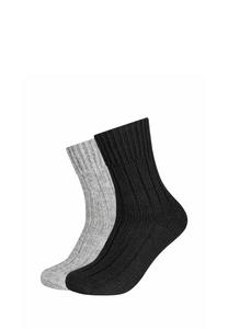 Носки camano COSY 2ER PACK, Black