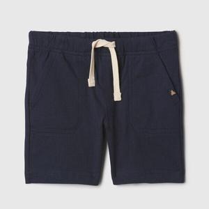 Хлопковые шорты-бермуды с завязками на шнурке Gap, синий