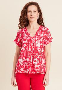 Блуза KURZARM Breal, красный