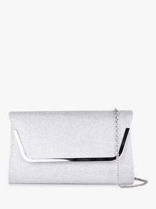 Клатч Paradox London Denise из блестящей сетки, серебристый