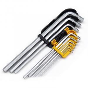 STANLEY Набор из 9 предметов: метрические удлиненные шестигранные ключи, комбинированный набор отверток 1,5–10 мм STMT94160