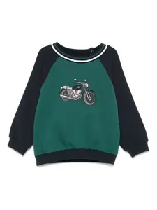 Толстовка с вышивкой Patachou, зеленый