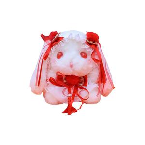 XIWANTONG Кукла плюшевая Lolita Celebration Red Reunion Rabbit высотой 23 см