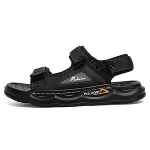 Mulinsen Пляжные сандалии мужские, черные/хаки