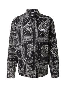 Повседневная рубашка Pacemaker Comfort fit Button Up Shirt Emin, черный