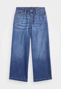 Расклешенные джинсы CROPPED WIDE LEG JEAN Ralph Lauren, синий деним