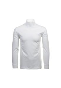 Мужской свитер с высоким воротником - базовая водолазка с длинными рукавами, стандартного кроя, одинарный трикотаж, однотонный RAGMAN