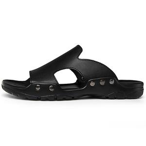 PAIBLOKS Амортизирующие, быстросохнущие, нескользящие, износостойкие, бесшумные сандалии, мужские, черные