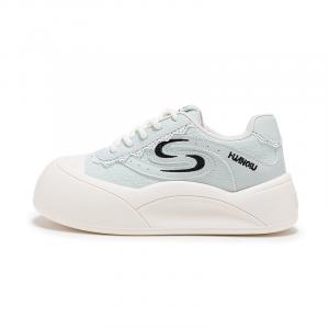 HUANQIU Женские туфли Niche Cute White, женские, модные и универсальные из полиэстера