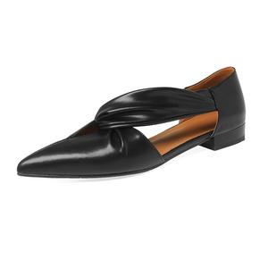 Echo&yolo Женские повседневные туфли на один каблук черные, цвет Black