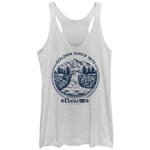 Майка Millers Coors Golden с 1789 года для юниоров с логотипом Tri-Blend Racerback и графическим рисунком Licensed Character