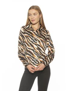 Рубашка Кэссиди ALEXIA ADMOR, цвет brown mult