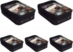 ZUCA Set of 5 Stacking Utility Packing Pouches for Sport, Pro, and Flyer Bags