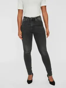 Джинсы скинни Vero Moda "VMSOPHIA HR SKINNY JEANS AM203 NOOS", серый