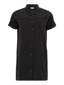 Платье-рубашка Noisy May Curve NMNEW SIGNE, черный деним