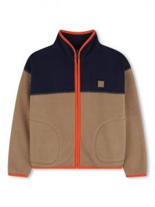 Детский капюшон кардиган из хлопковой смеси Timberland, Khaki