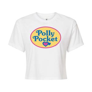 Укороченная футболка с логотипом Polly Pocket для юниоров Licensed Character, белый