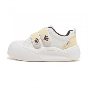 Легкие лоу-топ скейтборд кроссовки Women's HUANQIU, желтый коричневый