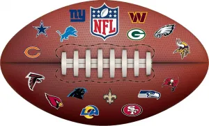 Подушка с наполнителем - Американский футбол TC499 (40 см x 30 см) (коричневая) NFL