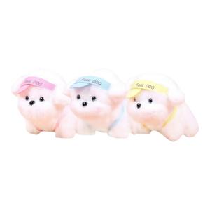 Путешествующий щенок, учащийся щенок, весенний прогулочный щенок с косточкой плюшевый кулон высота 13см CHUNTUSHU