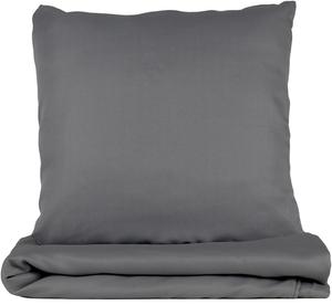 Постельное белье Gerald Wittmann 135х200+80х80 см, микрофибра, однотонные, темно-серый