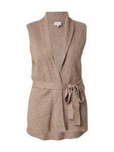 Вязаный жилет ONLY Carmakoma CARKATIA, серо-коричневый