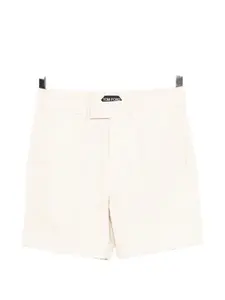 Укороченные шорты из ворсистой ткани Tom Ford, бежевый