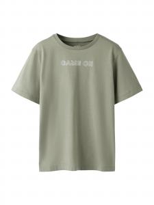 NAME IT Футболка 'NKMVOTO' в сером цвете