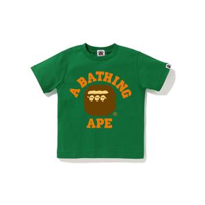 Футболка FW25 для детей 3-7 лет A BATHING APE, зеленый