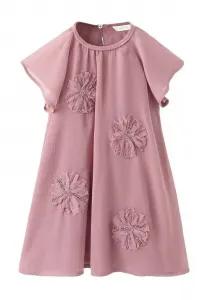 Повседневное платье Mango Kids, Pink