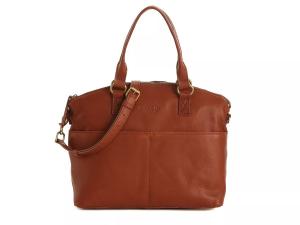 Сумка American Leather Co. Carrie Dome Satchel, темно-коричневый