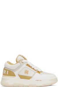 Белые и желтые кроссовки MA-1 AMIRI