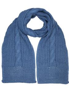 Шарф COLLEZIONE ALESSANDRO Warm, синий