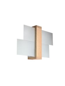 Licht-Erlebnisse Настенный светильник (Ш)43 х (В)30 см, натуральный прозрачный цвет