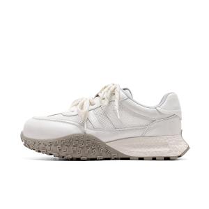 ST&SAT Женские противоскользящие износостойкие кеды на низком ходу серебристые, цвет Silver