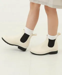 Резиновые сапоги с боковыми вставками, резиновые сапоги, дождевая одежда, обувь Devirock, цвет 002-Ivory