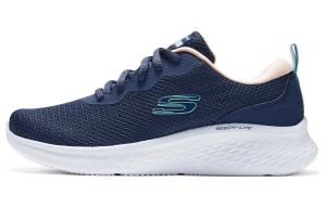 Кроссовки женские Skech-Lite Pro Running с низким верхом, белые/королевские/зеленые Skechers