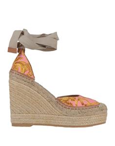 Эспадрильи Versace, розовый