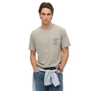 Футболка с коротким рукавом Superdry Merchant Graphic, серый