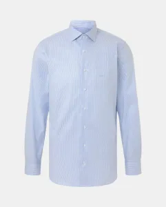 Мужская рубашка классического покроя modern fit из ткани оксфорд Michael Kors, синий