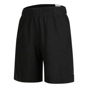 Шорты yoga core short training sports loose breathable knit shorts black Nike, черный